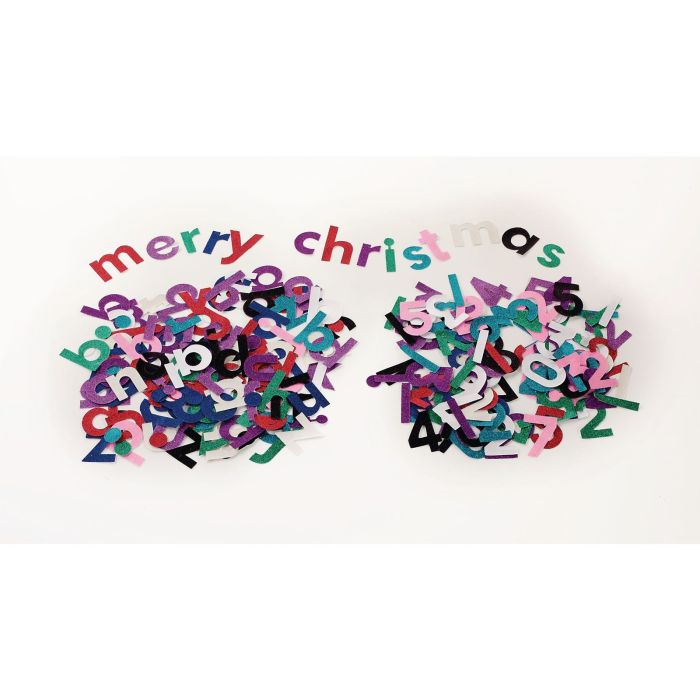 Glitter Letters - Pack of 250 Glitter Letters - Pack of 250