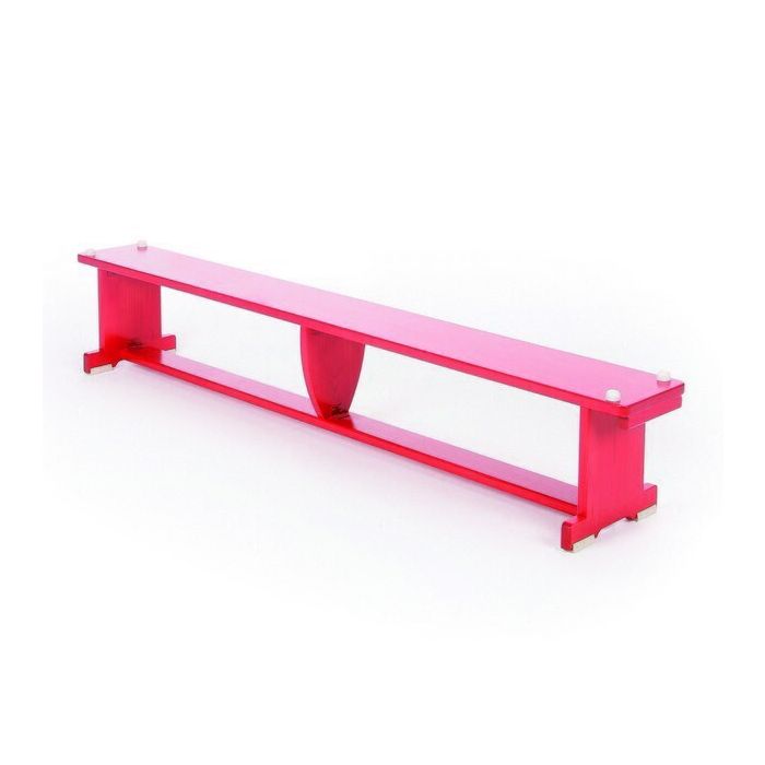 Activ-Bench 2m - Red With Castors One End Activ-Bench 2m - Red With Castors One End