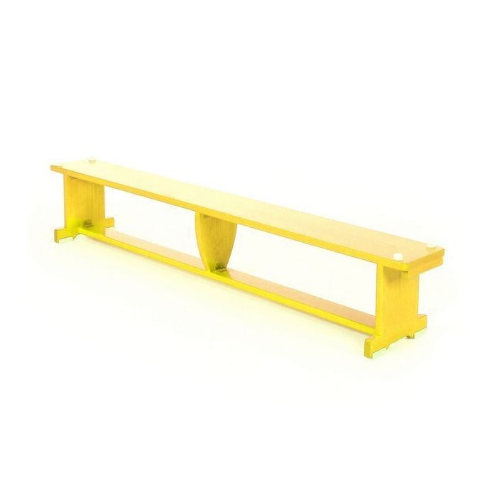 Activ-Bench 2m - Yellow With Castors One End Activ-Bench 2m - Yellow With Castors One End