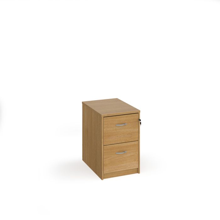 2 Drawer Universal Filing Cabinet H730mm - Oak