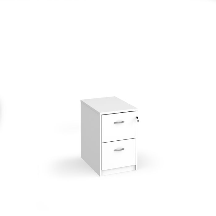 2 Drawer Universal Filing Cabinet H730mm - White