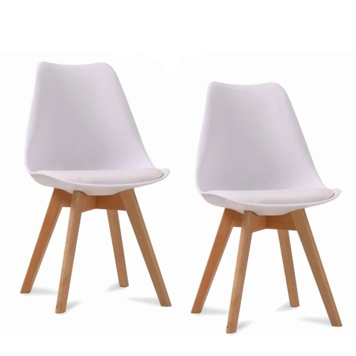 Louvre Chairs - Pack of 2 White