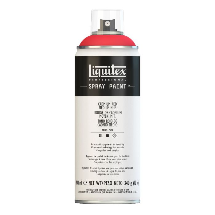 Liquitex Spray Paint 400ml - Cadmium Red Med Hue
