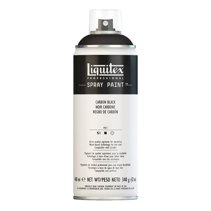 Liquitex Spray Paint 400ml - Carbon Black