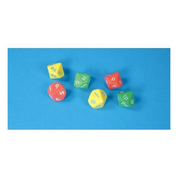 Letter Dice Set of 6