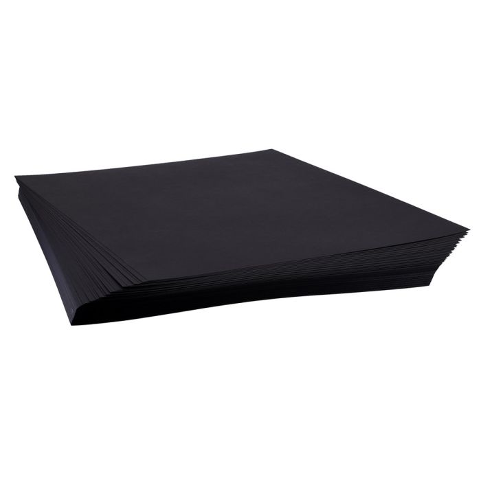Rothmill Coloured Card (280 Micron) - SRA2 - Charcoal Black - Pack of 100
