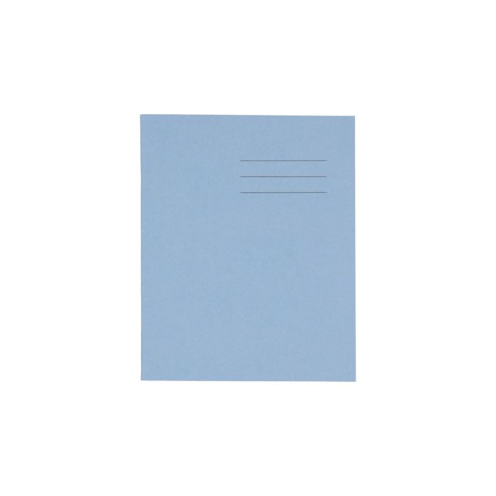 8 x 6.5" Exercise Book 80 Page 8mm Ruled/Plain Alternative - Light Blue - Pack of 100 8 x 6.5" Exercise Book 80 Page 8mm Ruled/Plain Alternative - Light Blue - Pack of 100