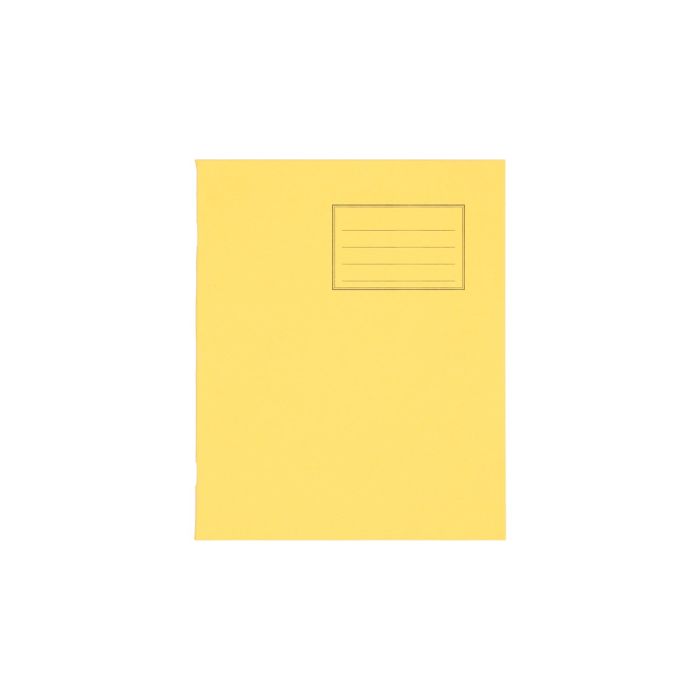 8 x 6.5" Exercise Book 80 Page 8mm Ruled/Plain Alternate - Yellow - Pack of 100 8 x 6.5" Exercise Book 80 Page 8mm Ruled/Plain Alternate - Yellow - Pack of 100