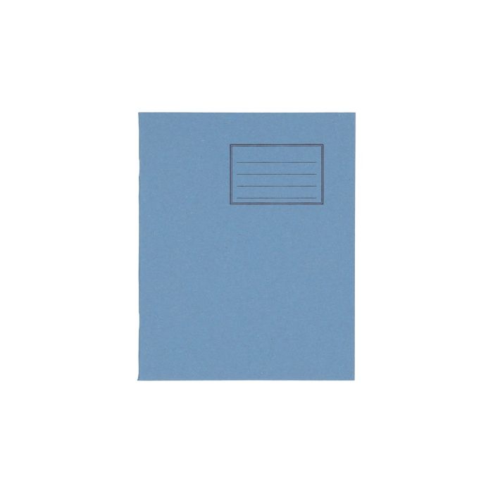 8 x 6.5" Exercise Book 80 Page 6mm Ruled With Margin - Light Blue - Pack of 100 8 x 6.5" Exercise Book 80 Page 6mm Ruled With Margin - Light Blue - Pack of 100