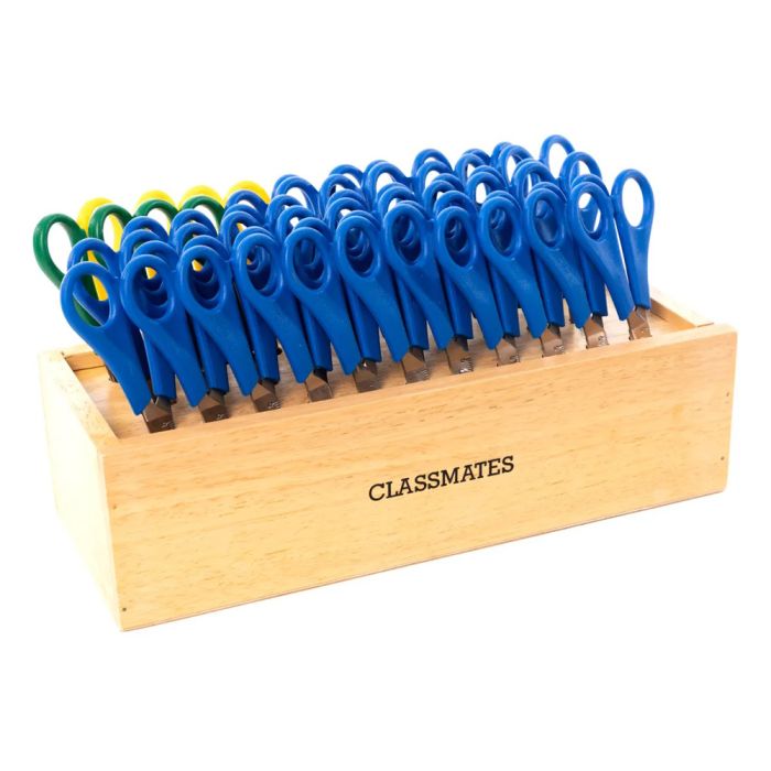 Classmates School Scissors in Box - Right and Left Handed - Set of 32