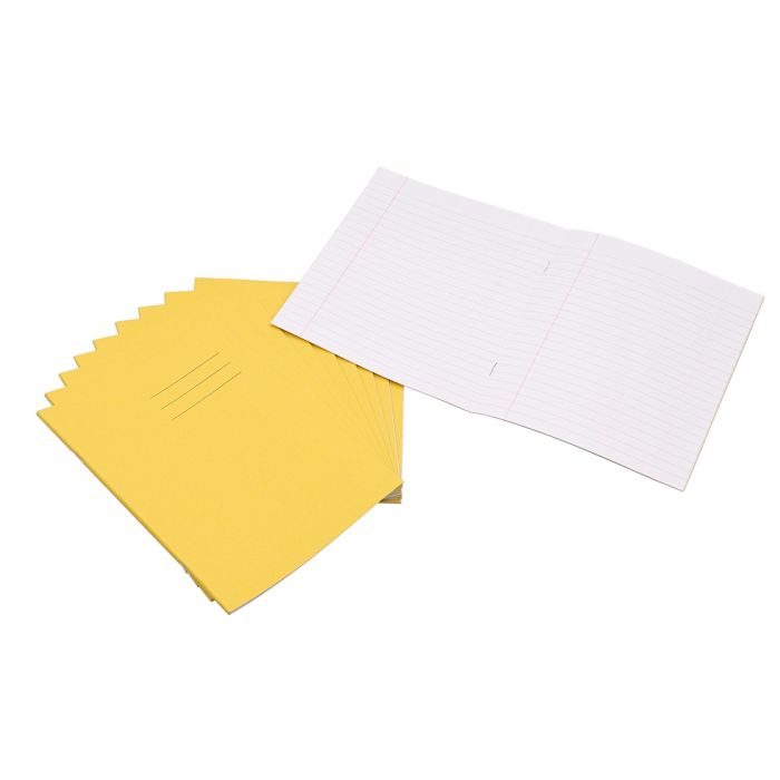 Classmates 8x6.5in Exercise Book 32-Page 8mm Ruled With Margin - Vivid Yellow - Pack of 100 Classmates 8x6.5in Exercise Book 32-Page 8mm Ruled With Margin - Vivid Yellow - Pack of 100