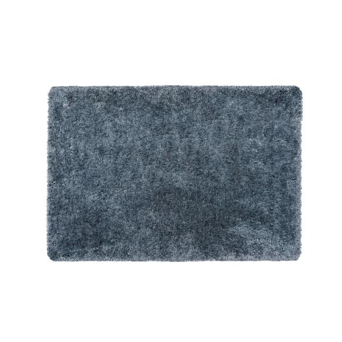 Luxury Pile Washable Rug - Smoke Blue - Large 160 x 230cm