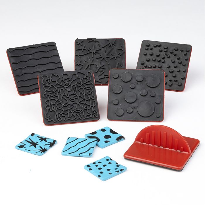 Impression Stamps. Pack of 6