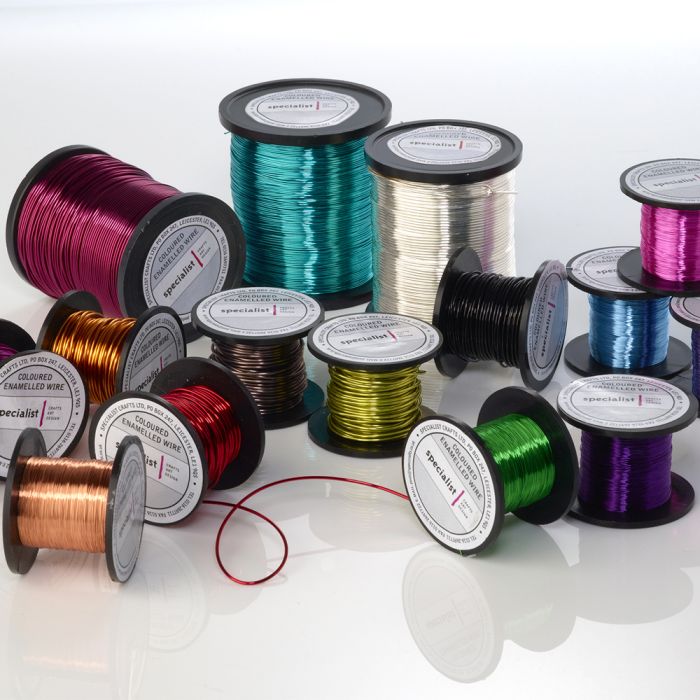 Coloured Enamelled Wire 0.9mm 8m Reels. Pack of 12 Coloured Enamelled Wire 0.9mm 8m Reels. Pack of 12