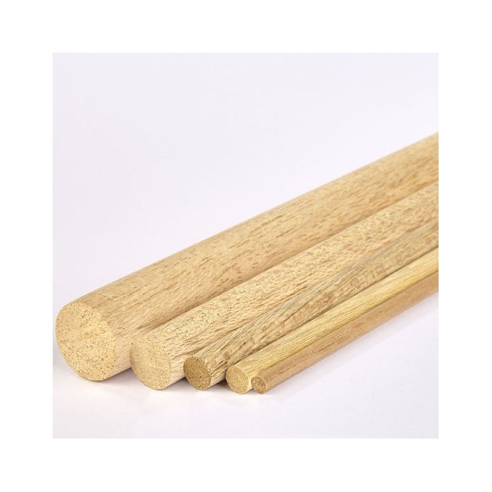 Wooden Dowels Round - 8mm dia. Pack of 10 Wooden Dowels Round - 8mm dia. Pack of 10