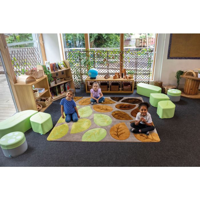 Kit for Kids Seasonal Leaves Super Deluxe Carved Carpet