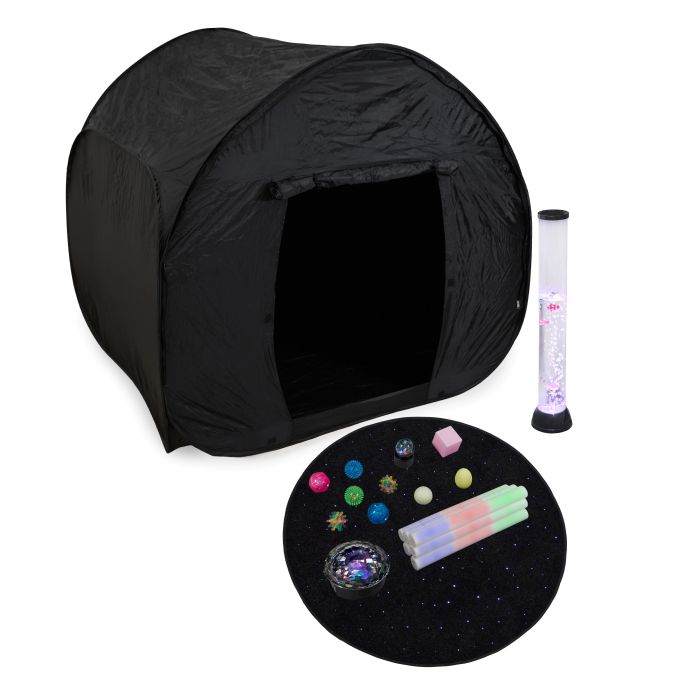 Maxi Dark Den Kits with Round LED Rug