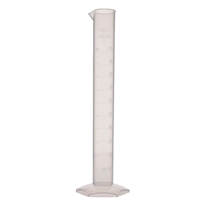 Measuring Cylinder Polypropylene 100mm - Pack of 12 Measuring Cylinder Polypropylene 100mm - Pack of 12
