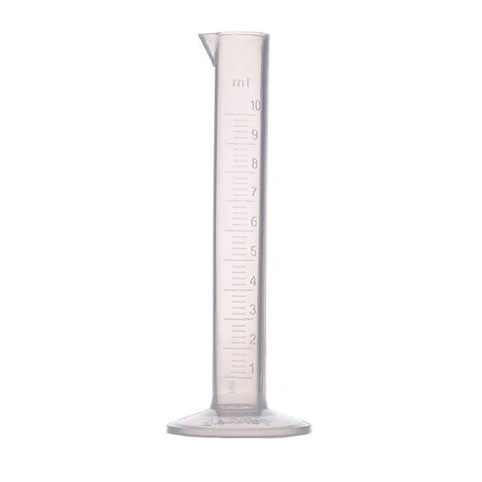 Measuring Cylinder Polypropylene 10ml - Pack of 24 Measuring Cylinder Polypropylene 10ml - Pack of 24