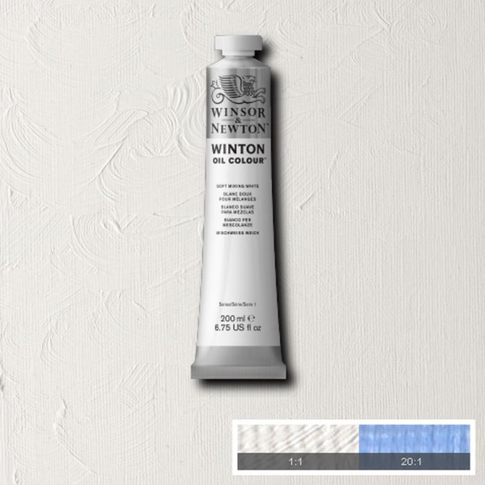 W & N Winton Oil Colour Tube 200ml Soft Mixing White W & N Winton Oil Colour Tube 200ml Soft Mixing White