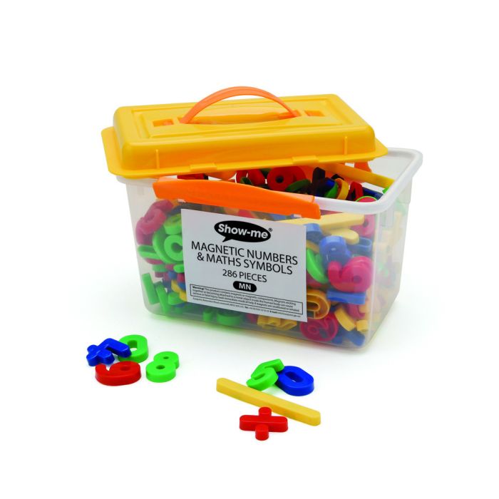 Show-me Magnetic Numbers and Symbols - Pack of 286