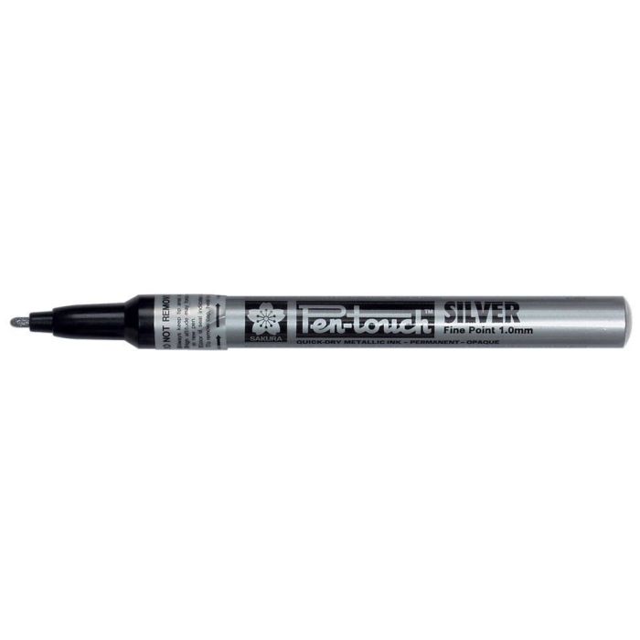 Sakura Pen-Touch Metallic Pens Fine - Silver