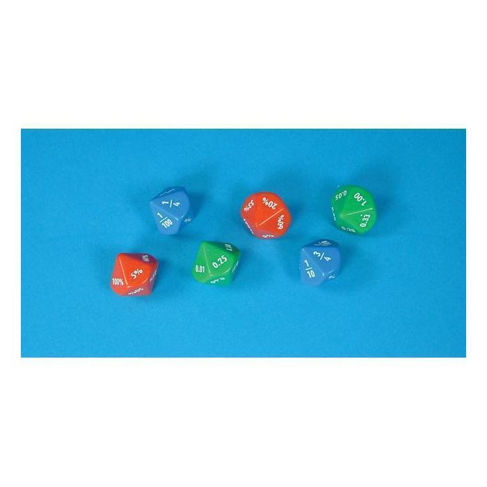 Equivalence Dice Bulk Pack - Pack of 6 Equivalence Dice Bulk Pack - Pack of 6
