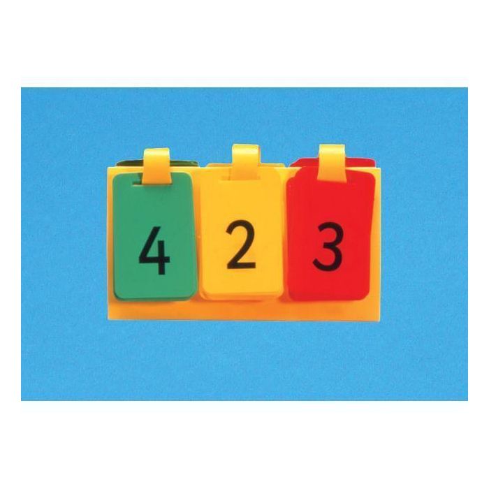 Pupil Number Flips H.T.U - Pack of 5 Pupil Number Flips H.T.U - Pack of 5