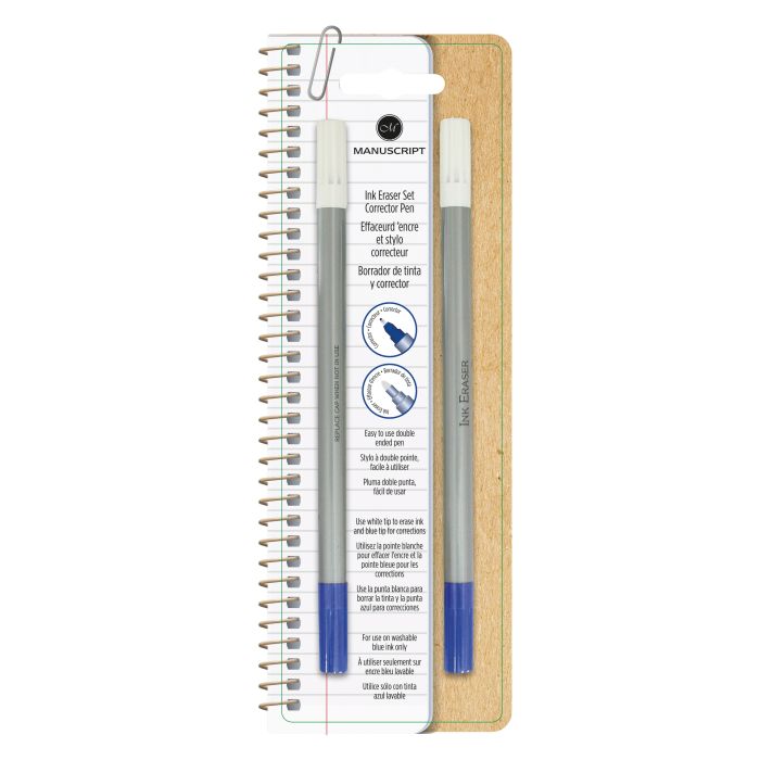 Manuscript Ink Eraser Corrector Pen - Pack of 2 Manuscript Ink Eraser Corrector Pen - Pack of 2