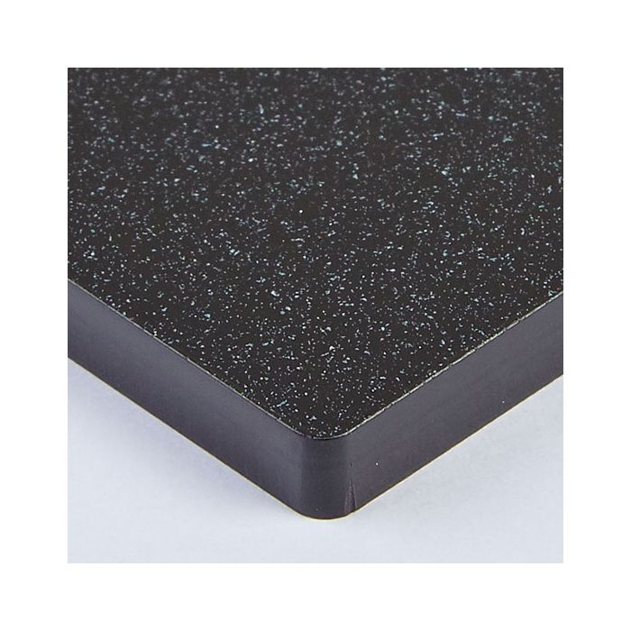 Perspex Cast Acrylic Sheet - 1000 x 500 x 5mm - Black Sparkle Perspex Cast Acrylic Sheet - 1000 x 500 x 5mm - Black Sparkle