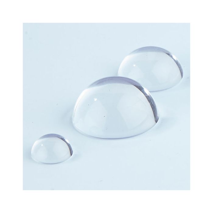 Clear Acrylic Half-Spheres Clear Acrylic Half-Spheres