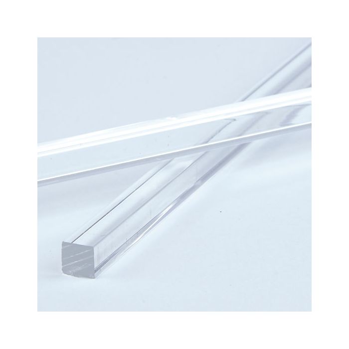 Clear Square Acrylic Rods