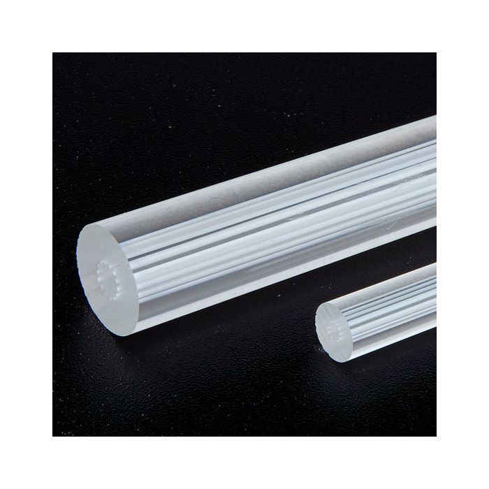 Clear Extruded Rods With Inner Lines Clear Extruded Rods With Inner Lines