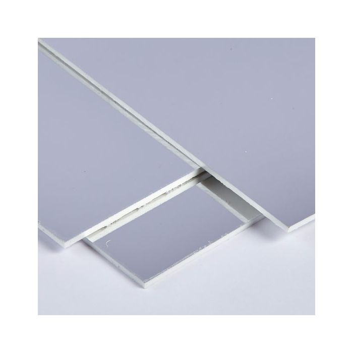 Silver Mirror Polystyrene Sheets Silver Mirror Polystyrene Sheets