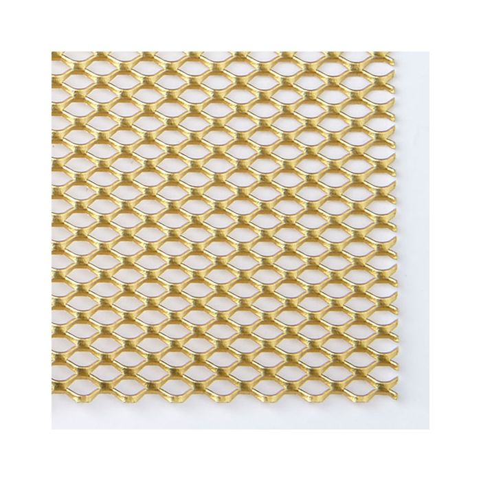 Gold Anodised Mesh Sheet - 300 x 150 x 1mm Gold Anodised Mesh Sheet - 300 x 150 x 1mm