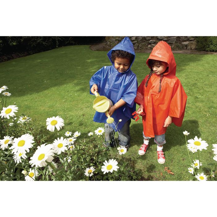 Waterproof Poncho - Red