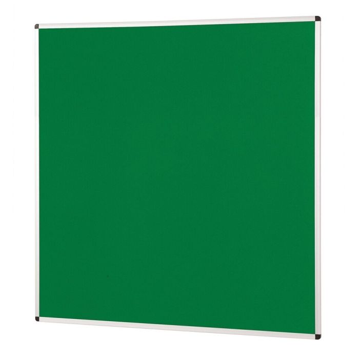 Noticeboard Aluminium Frame 1200 x 1200mm - Green Noticeboard Aluminium Frame 1200 x 1200mm - Green
