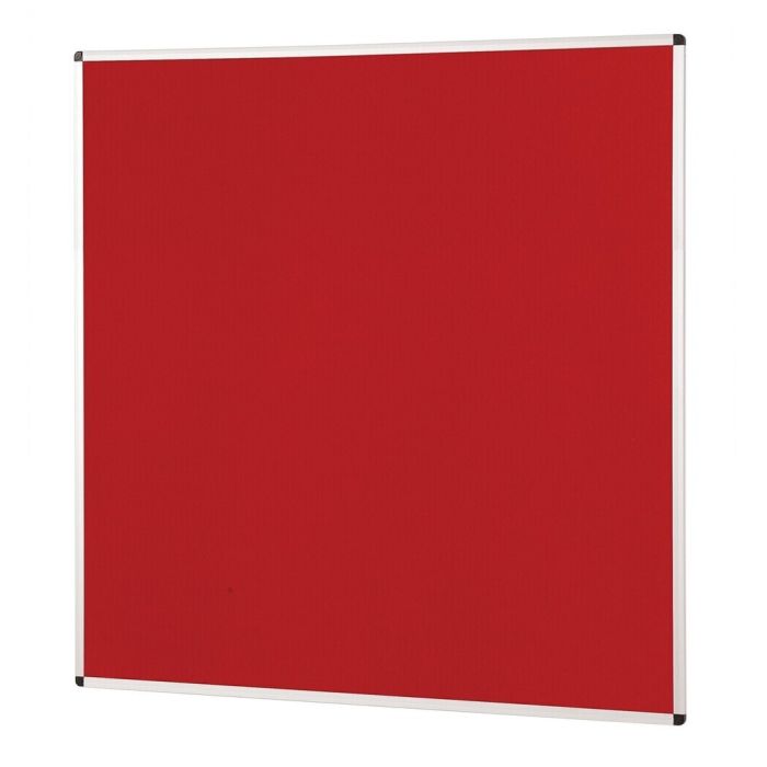 Noticeboard Aluminium Frame 1200 x 1200mm - Red Noticeboard Aluminium Frame 1200 x 1200mm - Red