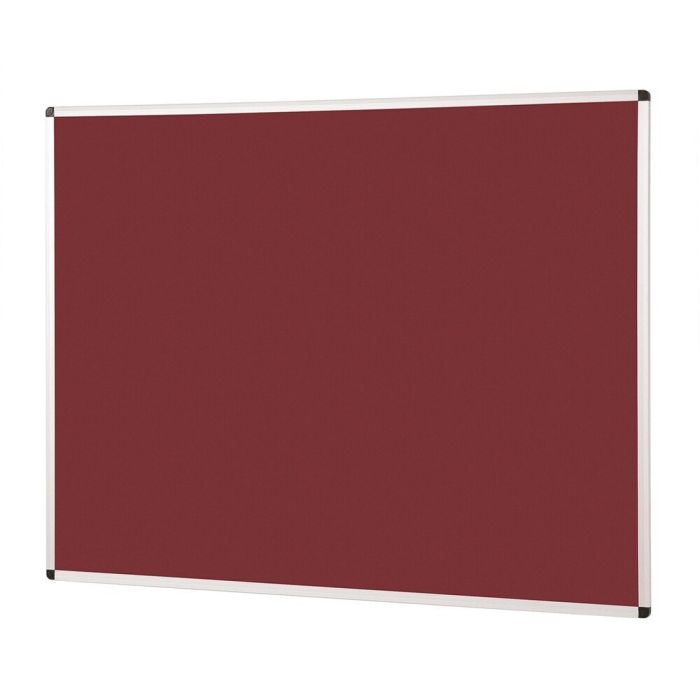 Noticeboard Aluminium Frame 1200 x 900mm - Burgundy Noticeboard Aluminium Frame 1200 x 900mm - Burgundy