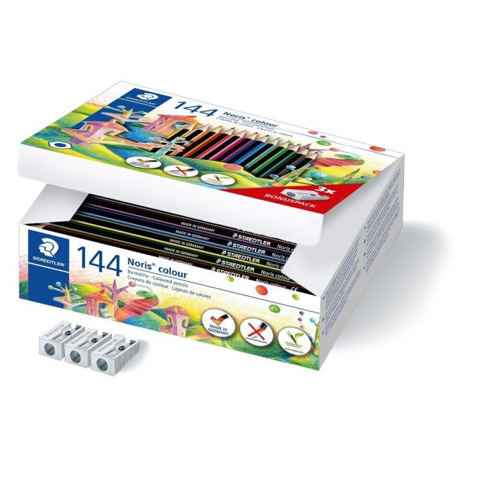 Staedtler Noris Club Colouring Pencils - Assorted - Pack of 144 Staedtler Noris Club Colouring Pencils - Assorted - Pack of 144