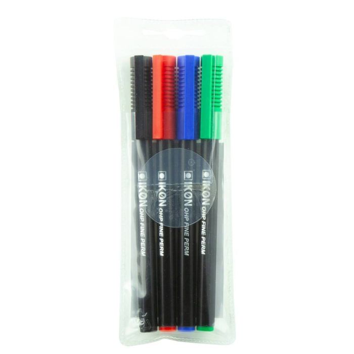 OHP Pens Permanent (Fine) - Pack of 4