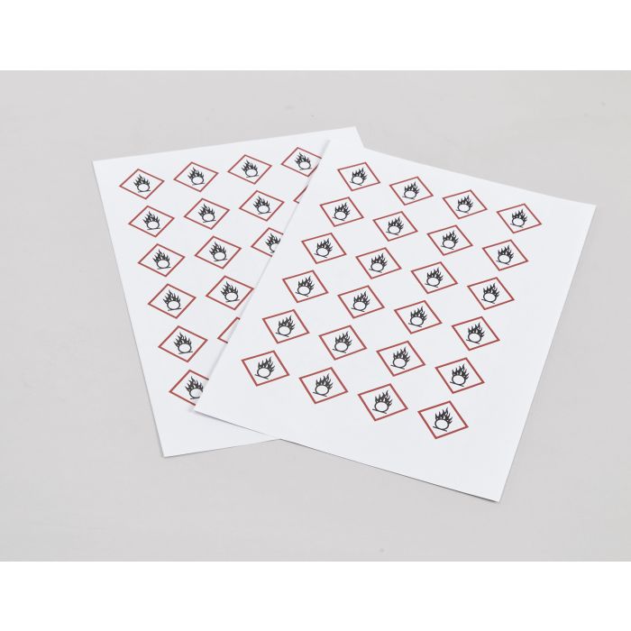Hazard Warning Labels - Oxidising GHS03