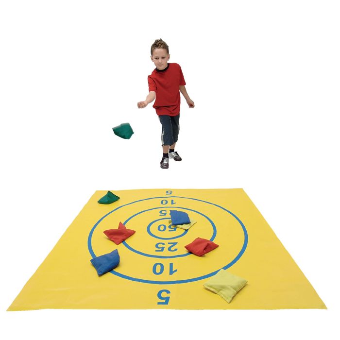 Target Mat and Beanbag Set - Yellow/Mutli Target Mat and Beanbag Set - Yellow/Mutli