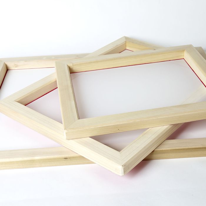 Premium Wooden Pre-Meshed Frames. For A2 Printing. Each Premium Wooden Pre-Meshed Frames. For A2 Printing. Each