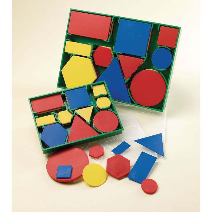 Geometric Plastic Shapes - Large - Pack of 60 Geometric Plastic Shapes - Large - Pack of 60