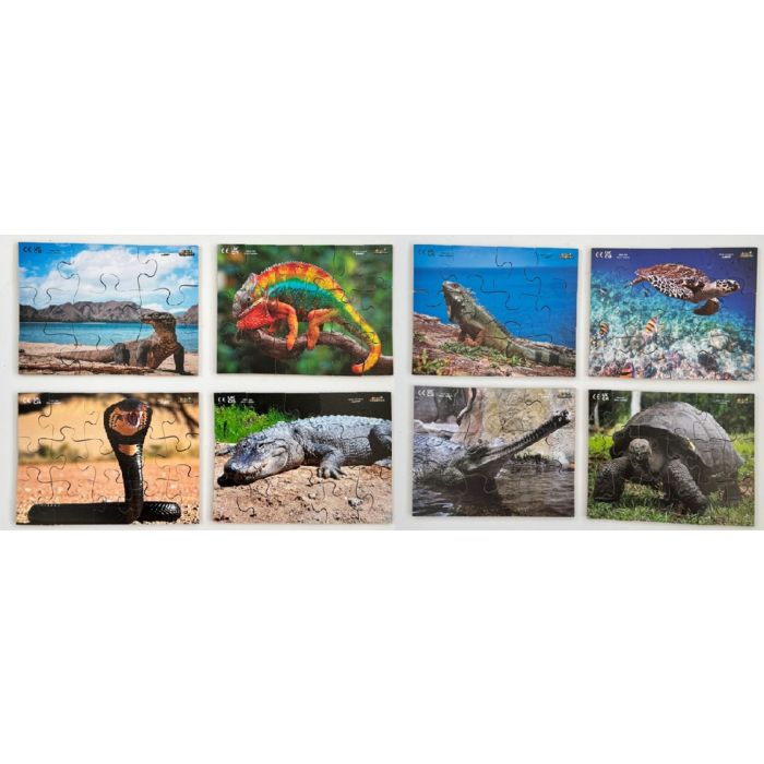 Just Jigsaws Reptile Jigsaws - Pack of 8