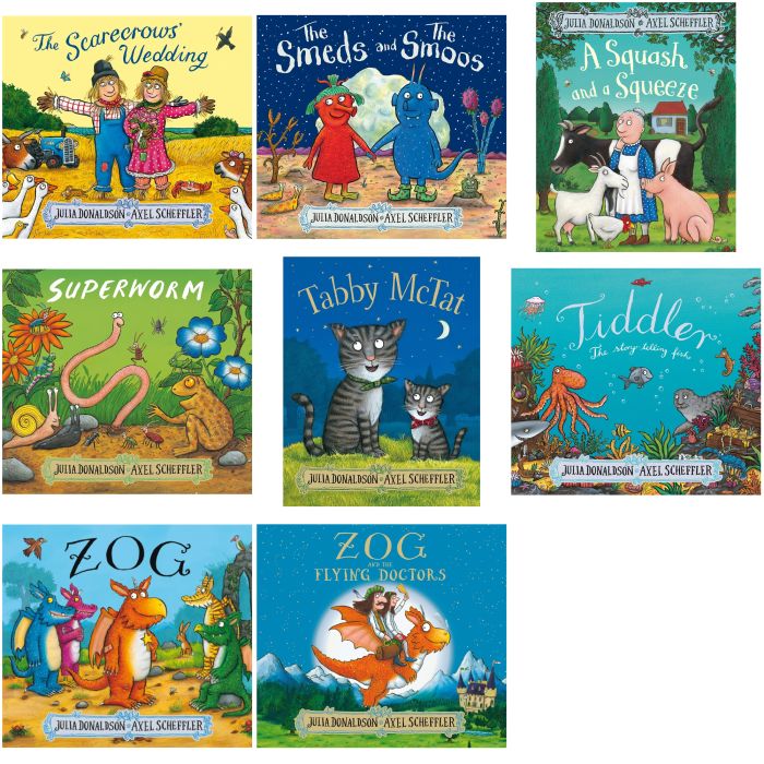 Julia Donaldson Book Pack. Pack of 8 - Set 2
