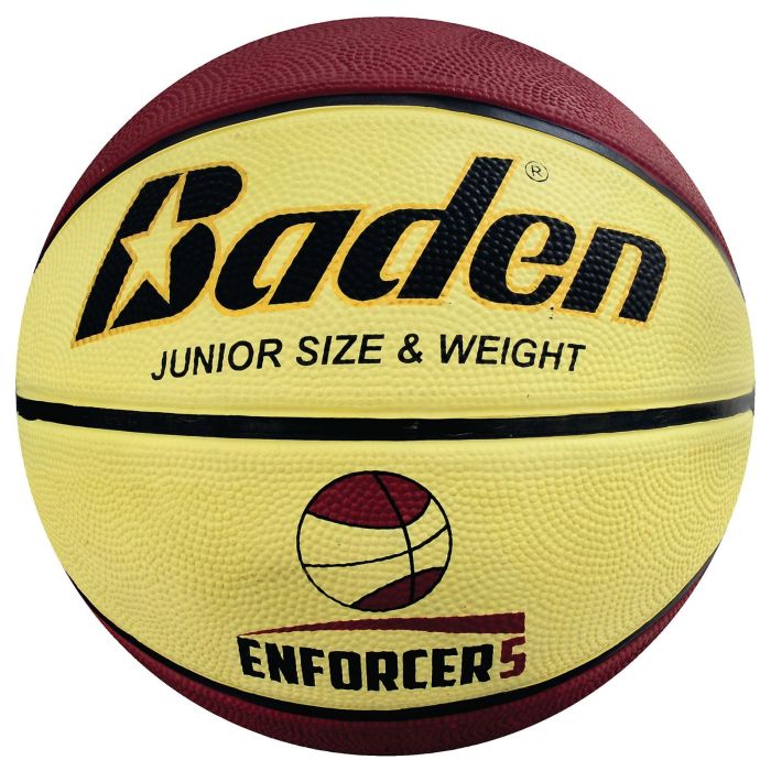 Baden Enforcer Basketball - Size 5 - Tan/Cream Baden Enforcer Basketball - Size 5 - Tan/Cream