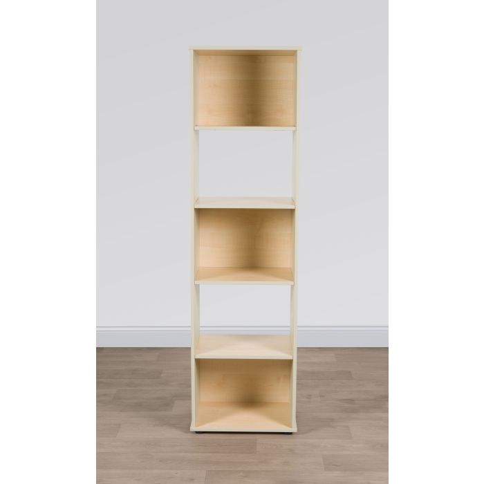 Narrow Book Shelf - Green/ Maple