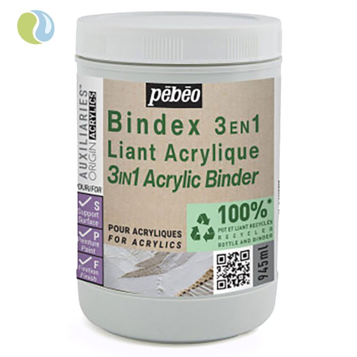Bindex 3In1 Acrylic Binder Studio Green 945ml